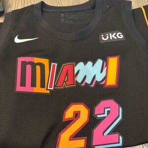Nike Black Miami Jersey with Vibrant Accents